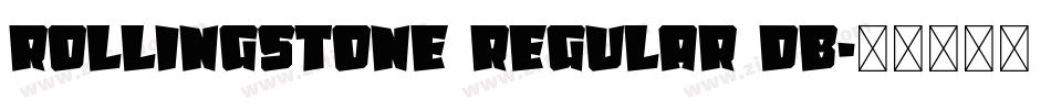 RollingStone Regular DB字体转换